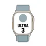 Apple Watch Ultra 3 GPS Cellular 49mm Titanio Natural con Correa Loop Alpine Azul Claro S